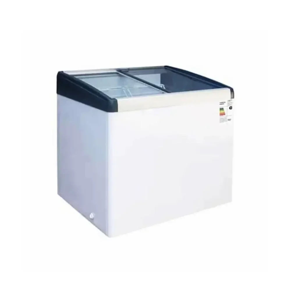 Congeladora Ekipar BG-260 Lt. Tapa de Vidrio inclinado